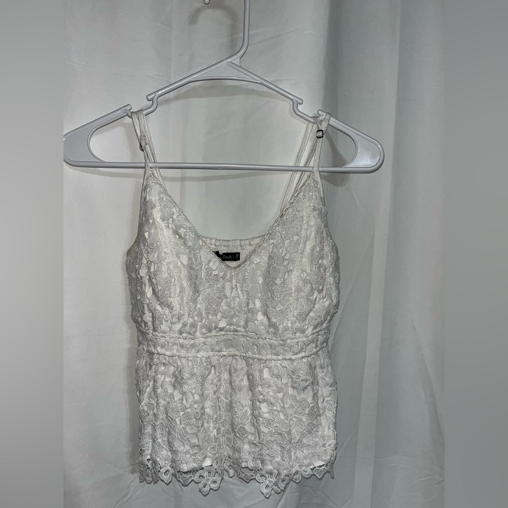 Lace detail tank from Abercrombie size XS
